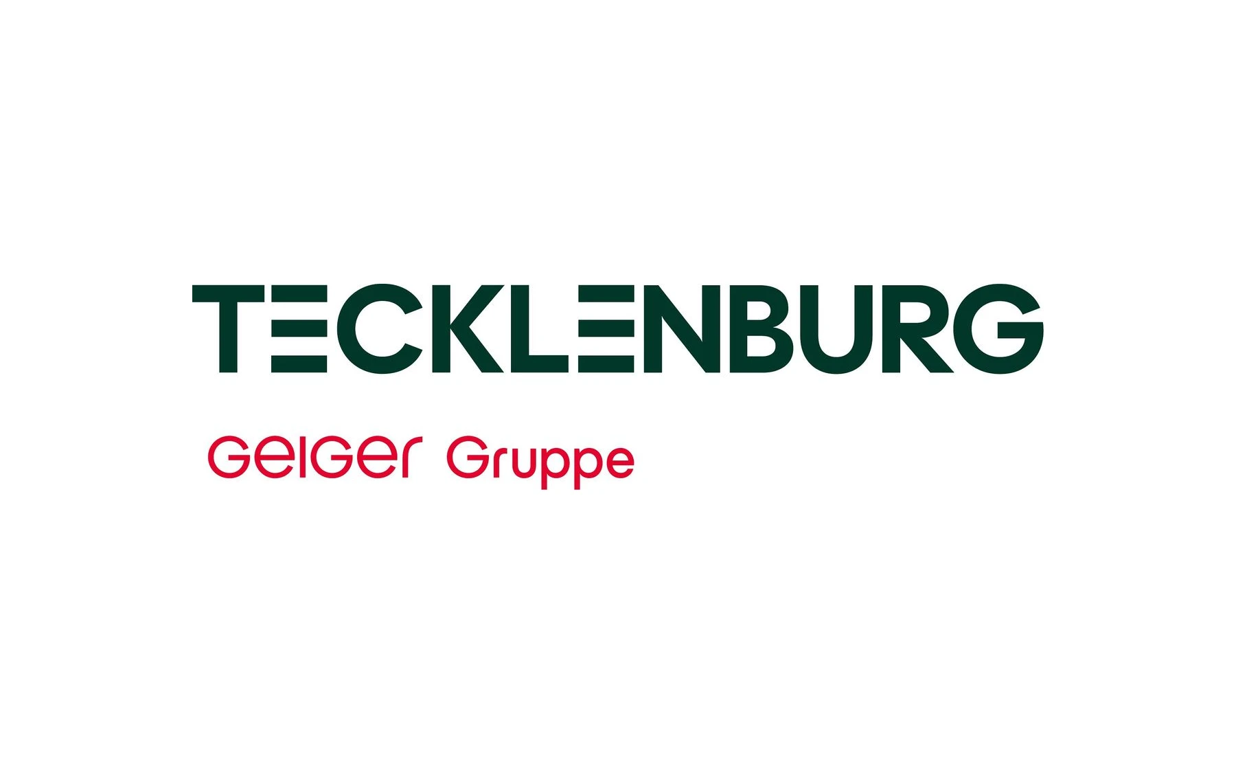 Het nieuwe logo van Tecklenburg GmbH met de toevoeging Geiger Gruppe