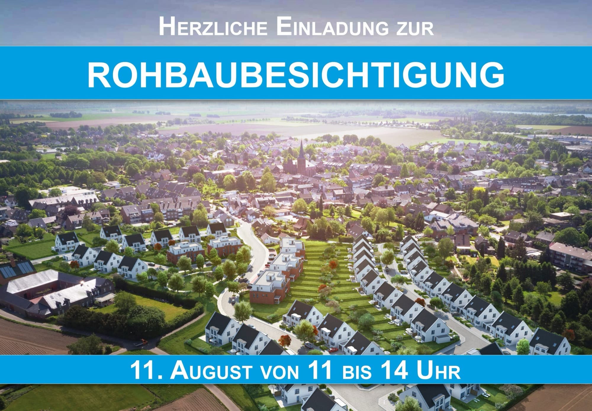 Rohbaubesichtigung in St.Hubert/Kempen