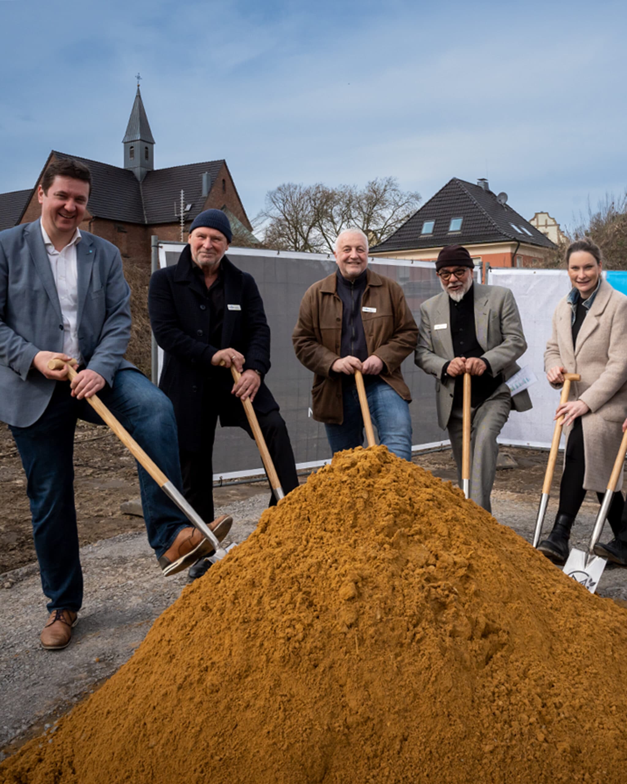 Groundbreaking ceremony at Marien Gärten