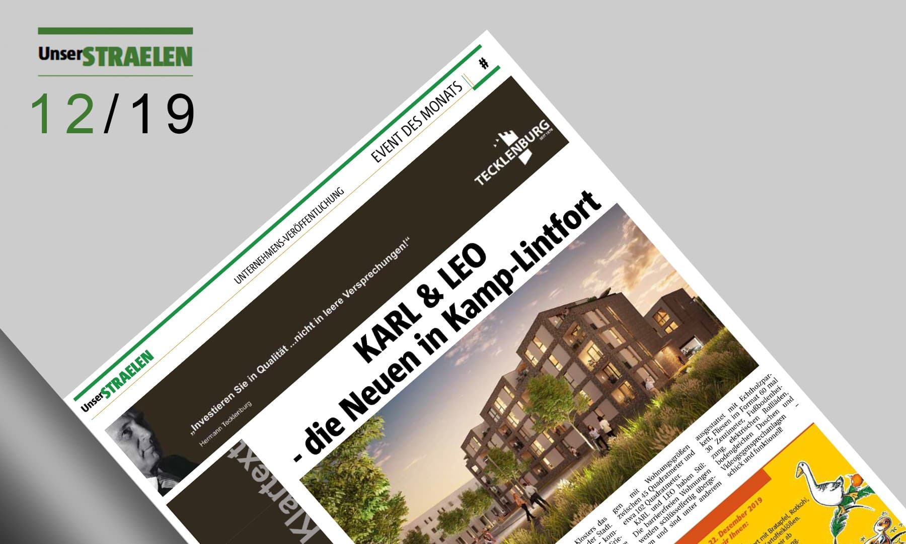 KARL & LEO – die Neuen in Kamp-Lintfort