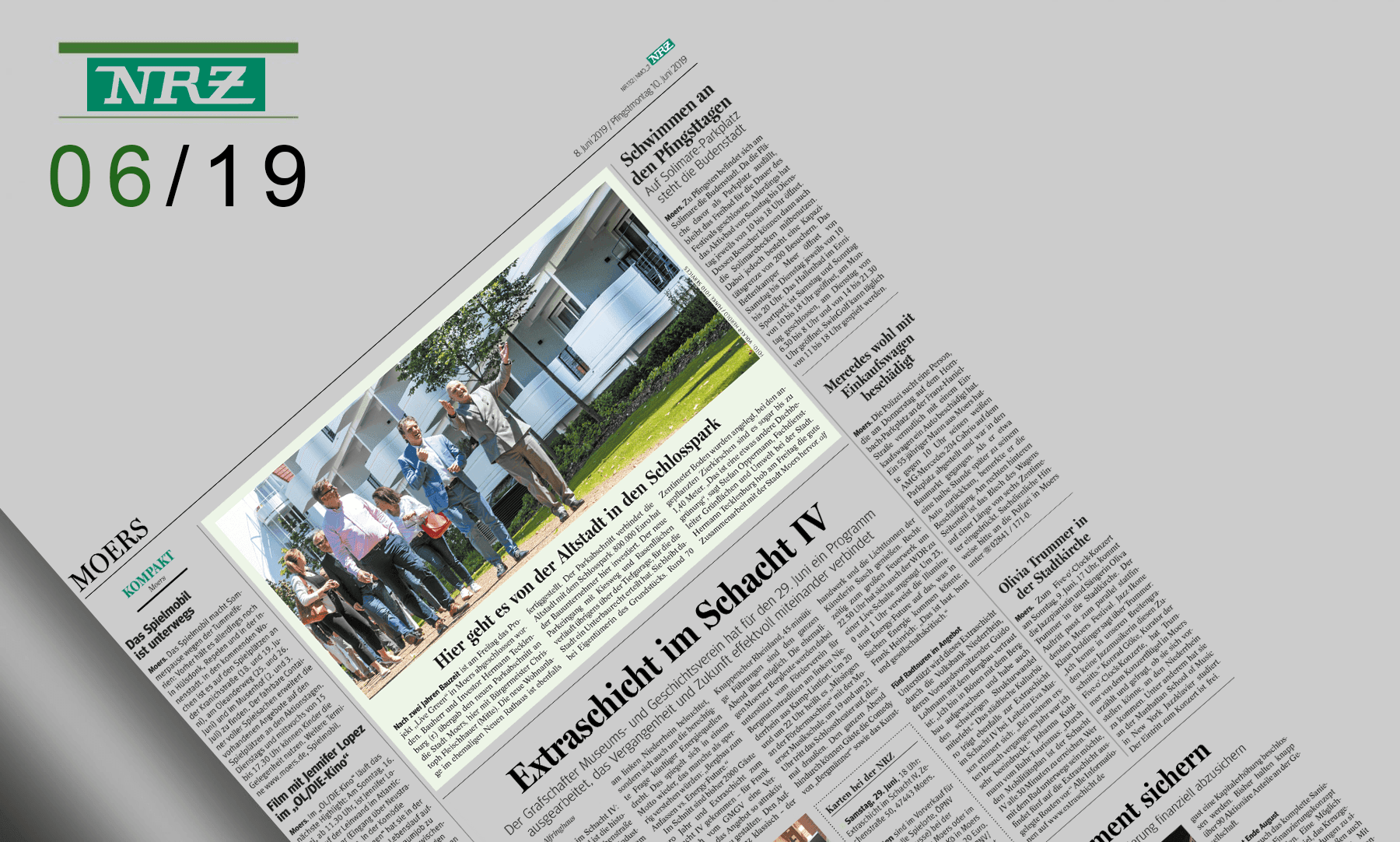 Hier gaat het van de oude binnenstad naar het kasteelpark