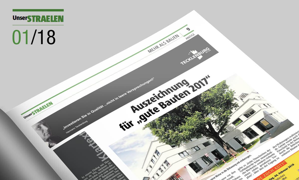 Onderscheiding voor “goede gebouwen 2017”